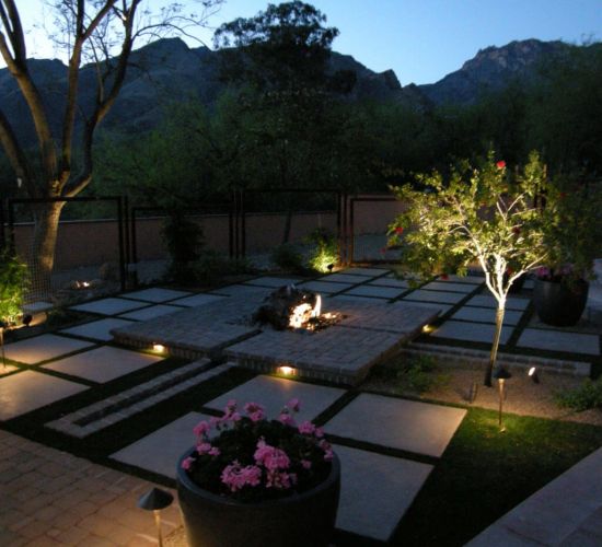 Landscaped Backyard Image