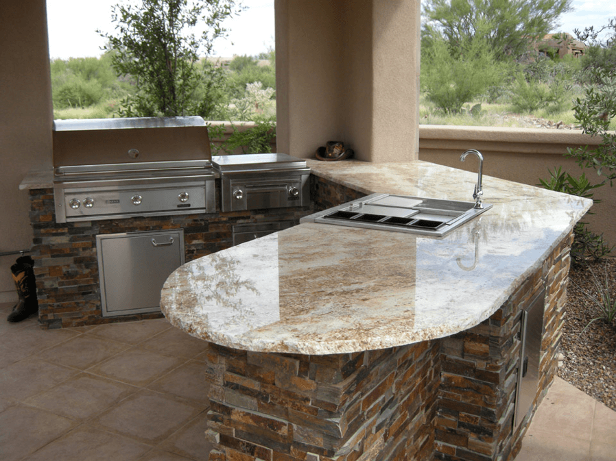 Adding An Outdoor Kitchen To Your Backyard Santa Rita Landscaping